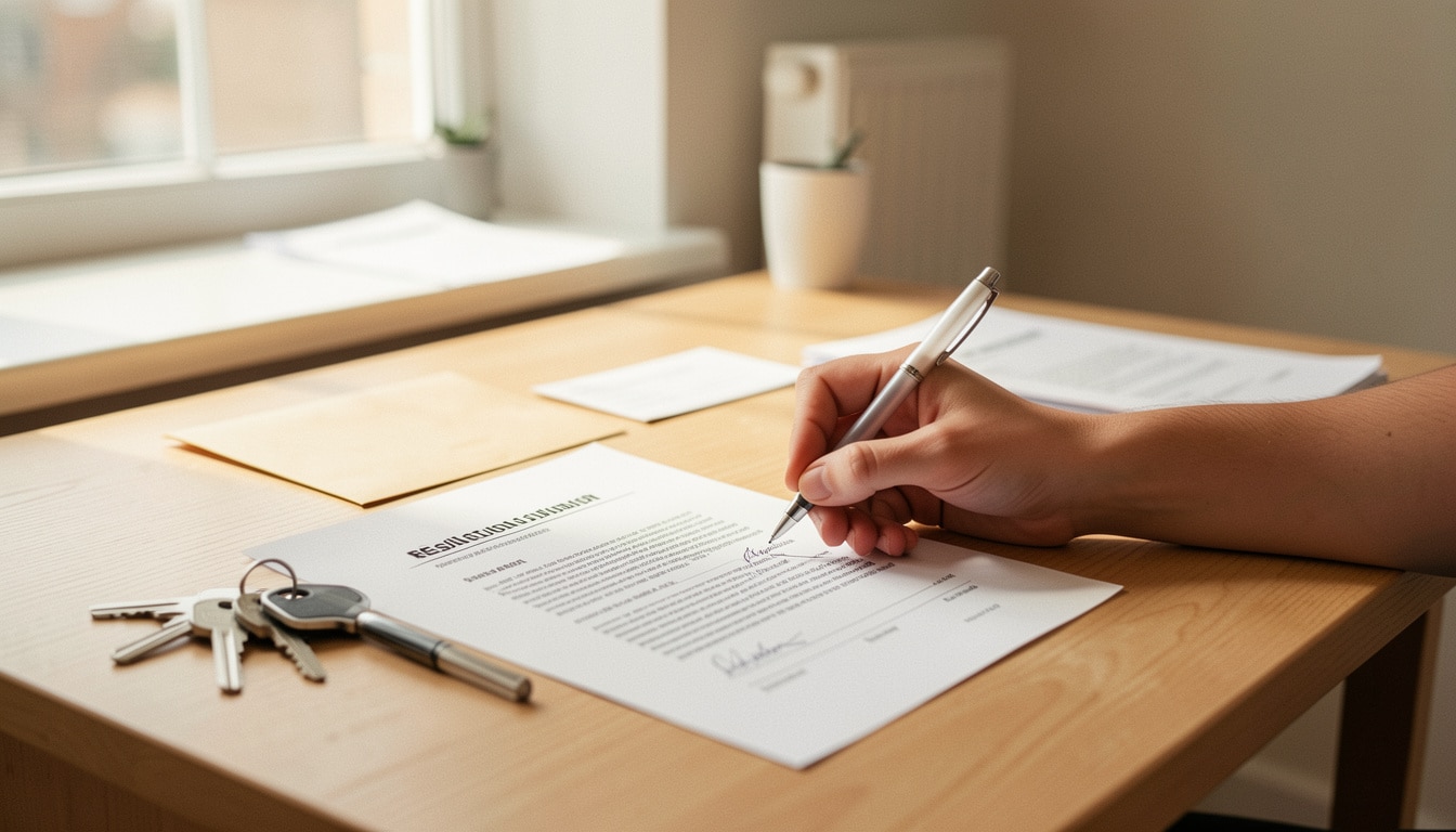 Lettre de résiliation de bail : exemple et préavis